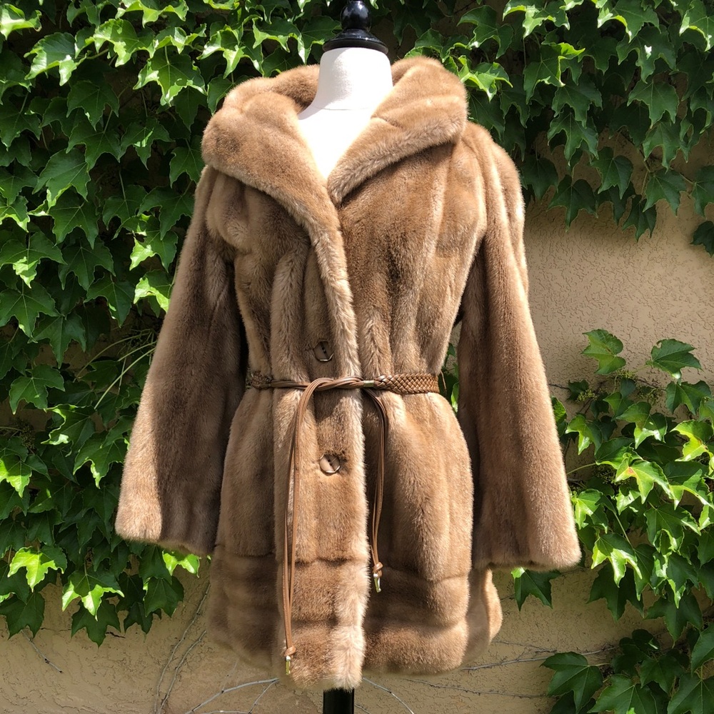 Vintage faux fur coat